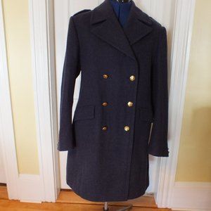 1986 Demolux 4d  Mens Blue Trench Coat